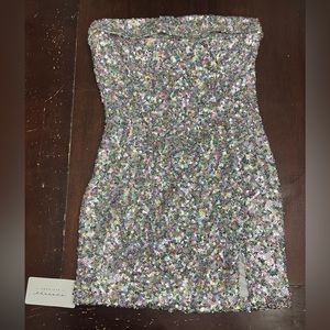 American Threads Strapless Dress NWT